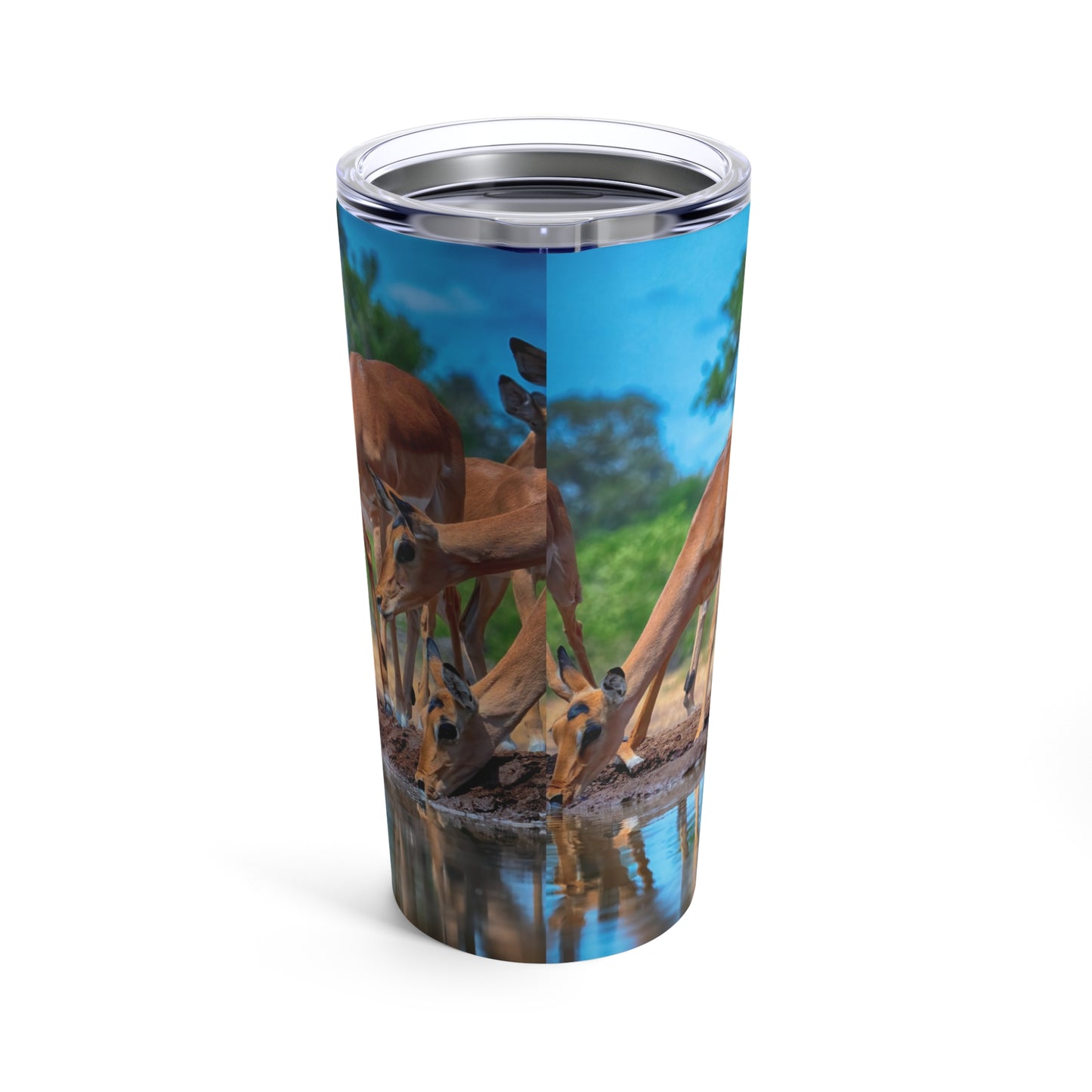 Enjoy Nature African Antelope 20 oz Travel Tumbler