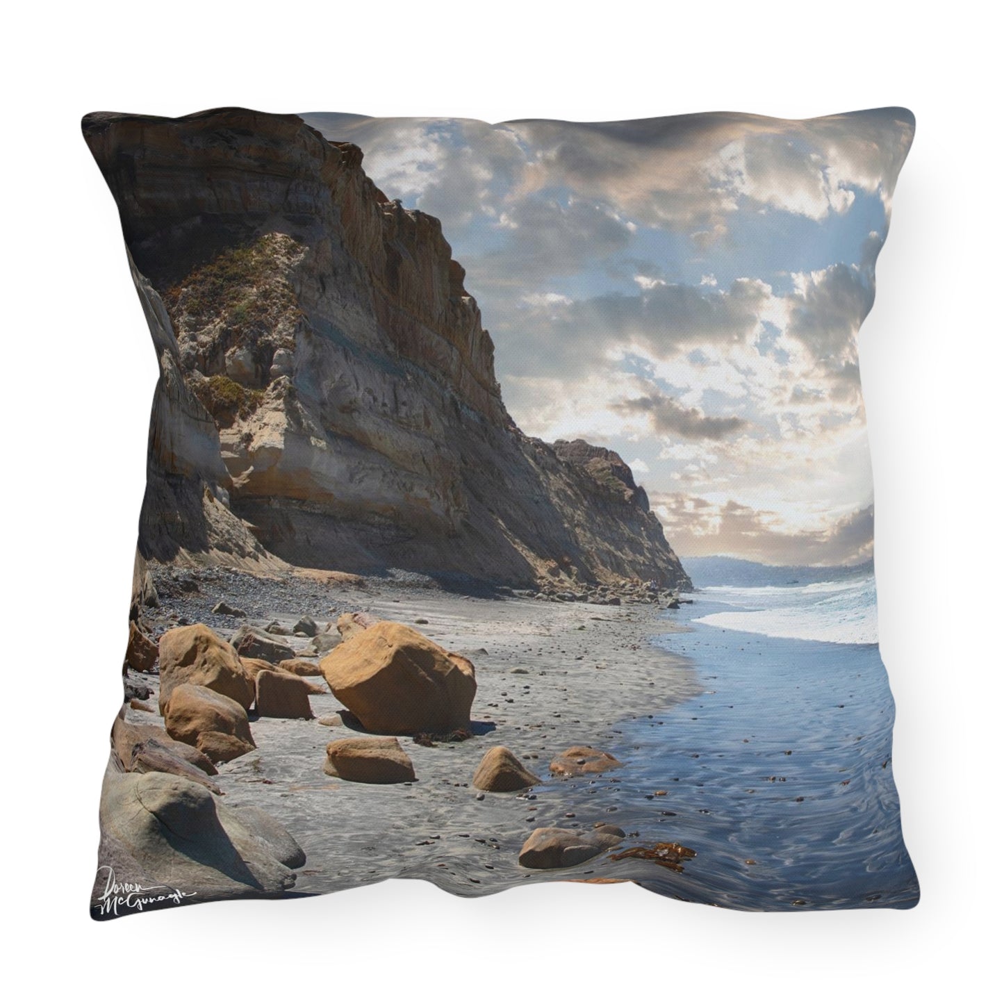 Artistic Outdoor Accent Pillows Lagoon Serenity