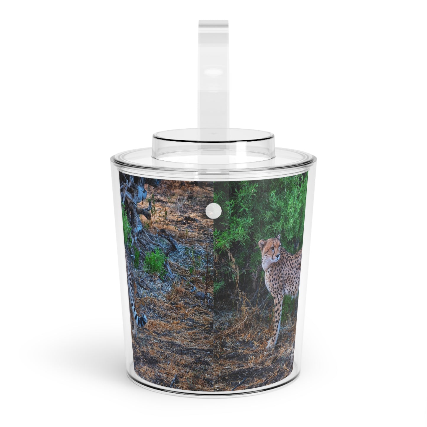 Enjoy Nature Cheetah Stand Insulated Ice Bucket