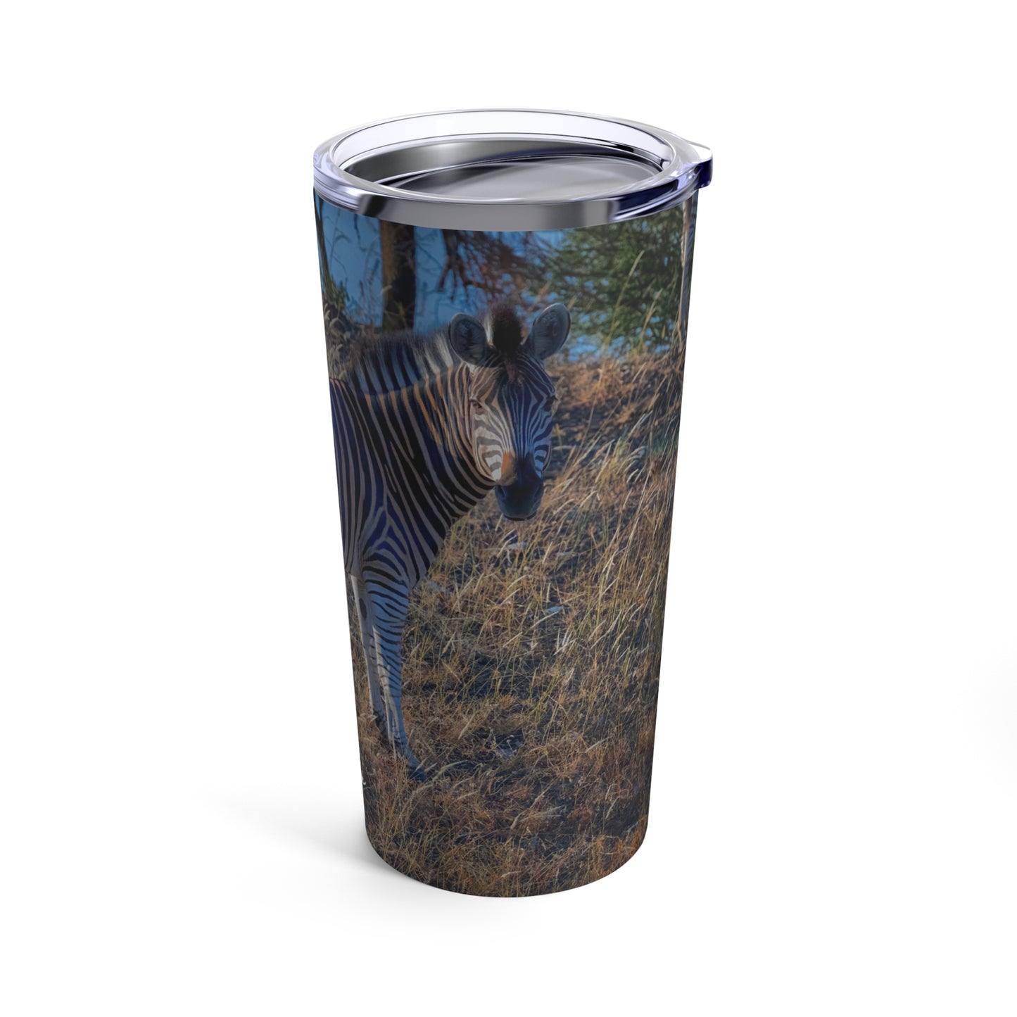 Enjoy Nature Baby Zebra 20 oz Travel Tumbler