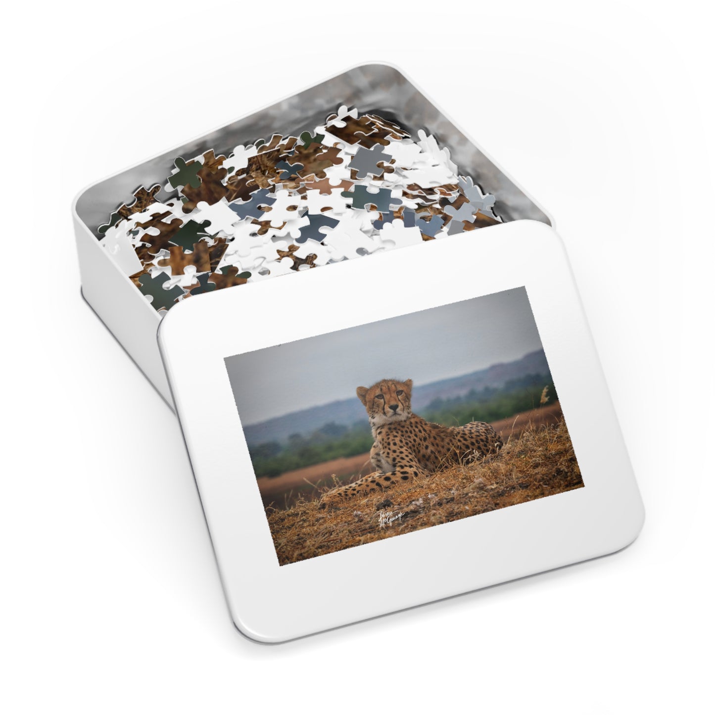 Cheetah Portrait Jigsaw Puzzle by Enjoy Nature