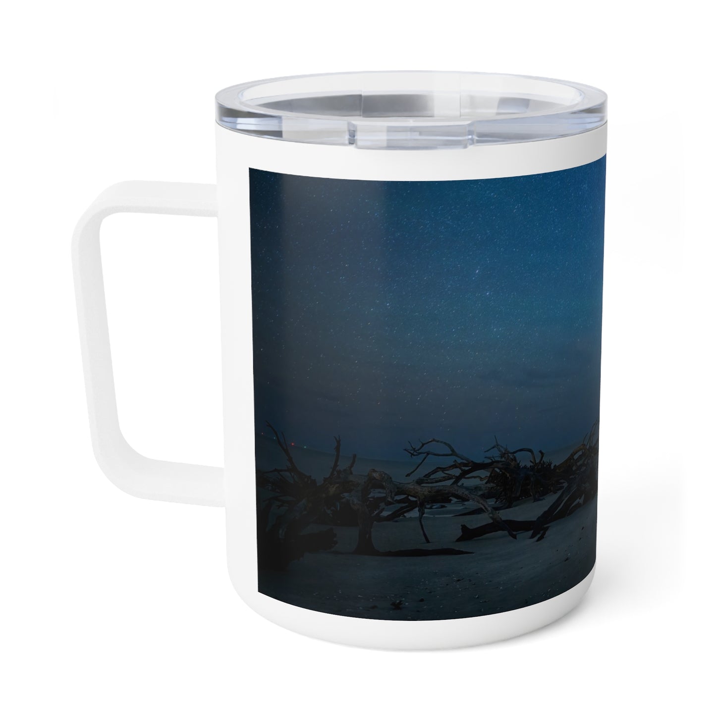 Enjoy Nature 10 oz Travel Tumbler with Milky Way Midnight Design