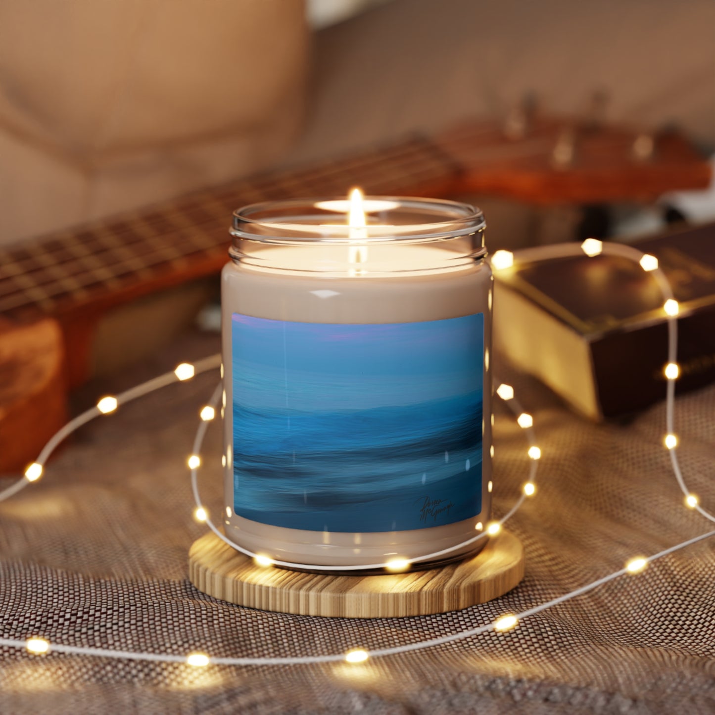 Natural Soy Candles Blue Dawn, 9oz, nature inspired decor