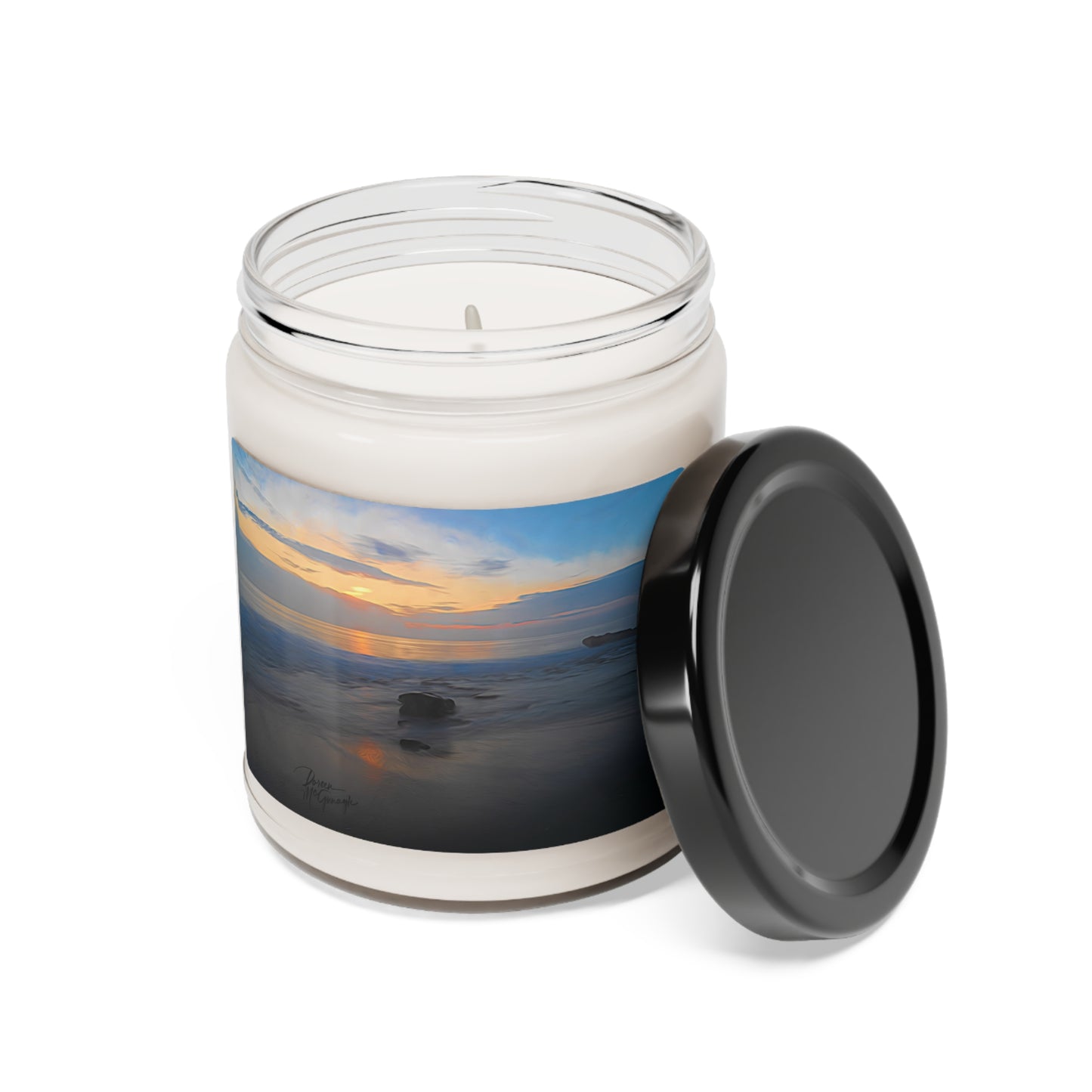 Natural Soy Candles Oceanic Dawn, 9oz, nature inspired decor