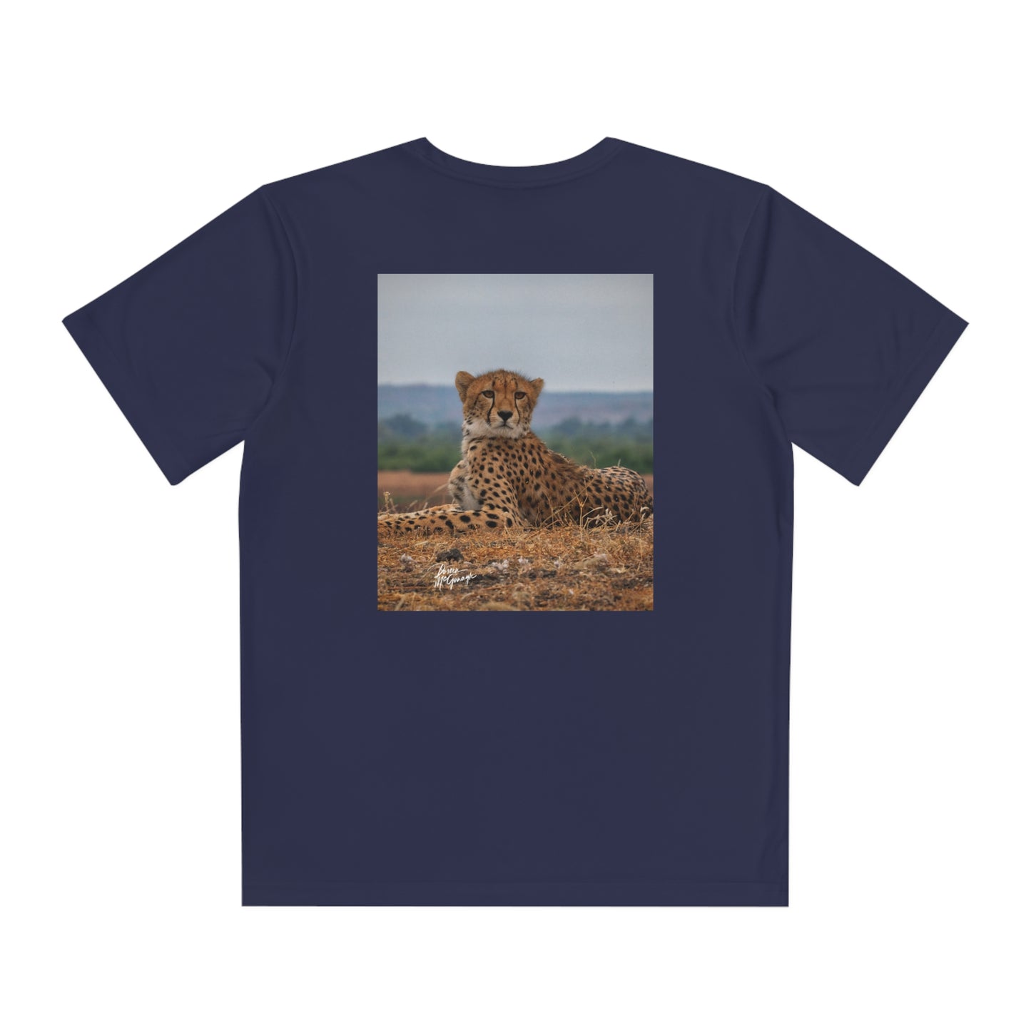 Youth Competitor Tee with Fine Art Image Cheetah Portrait by Enjoy Nature