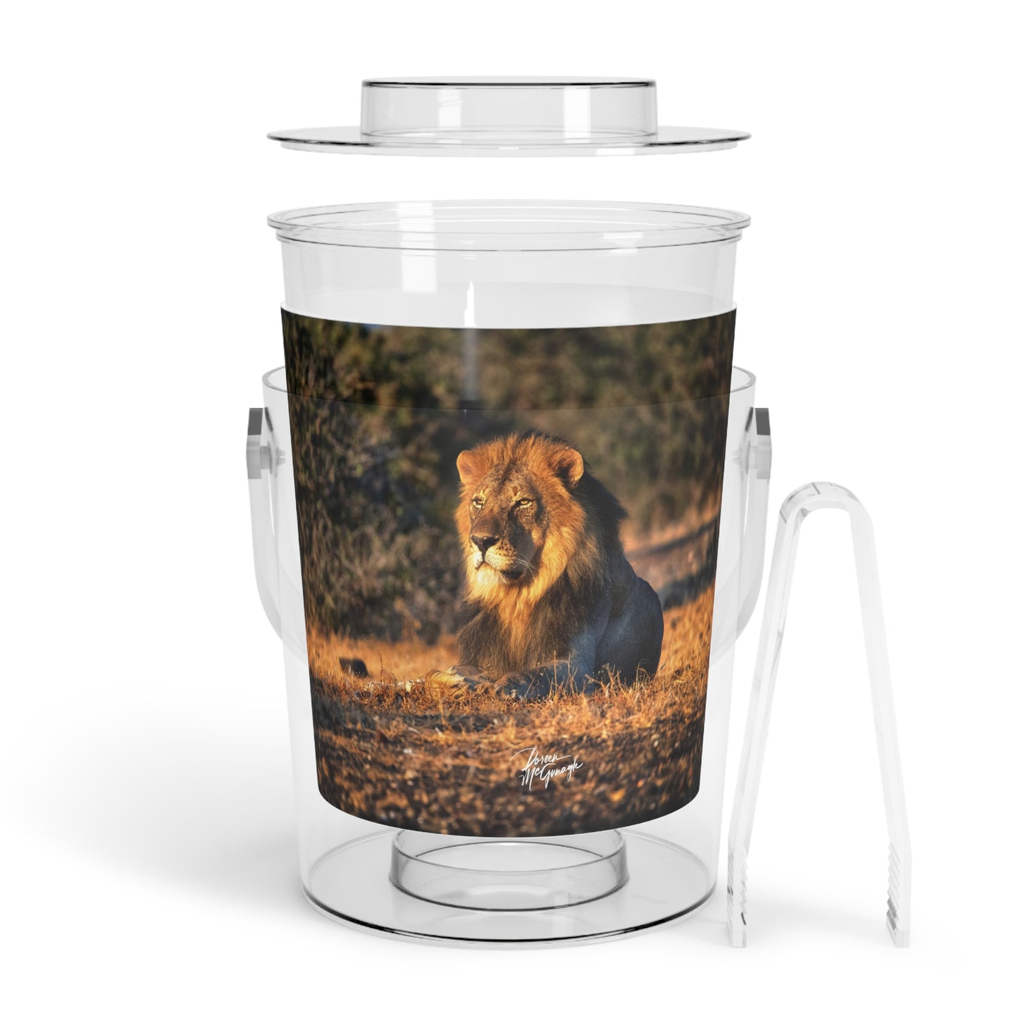 Enjoy Nature Lion King of Jungle Insulated Ice Bucket