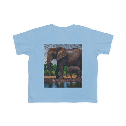 Enjoy Nature Toddler Tee - Elephant Baby with Mom