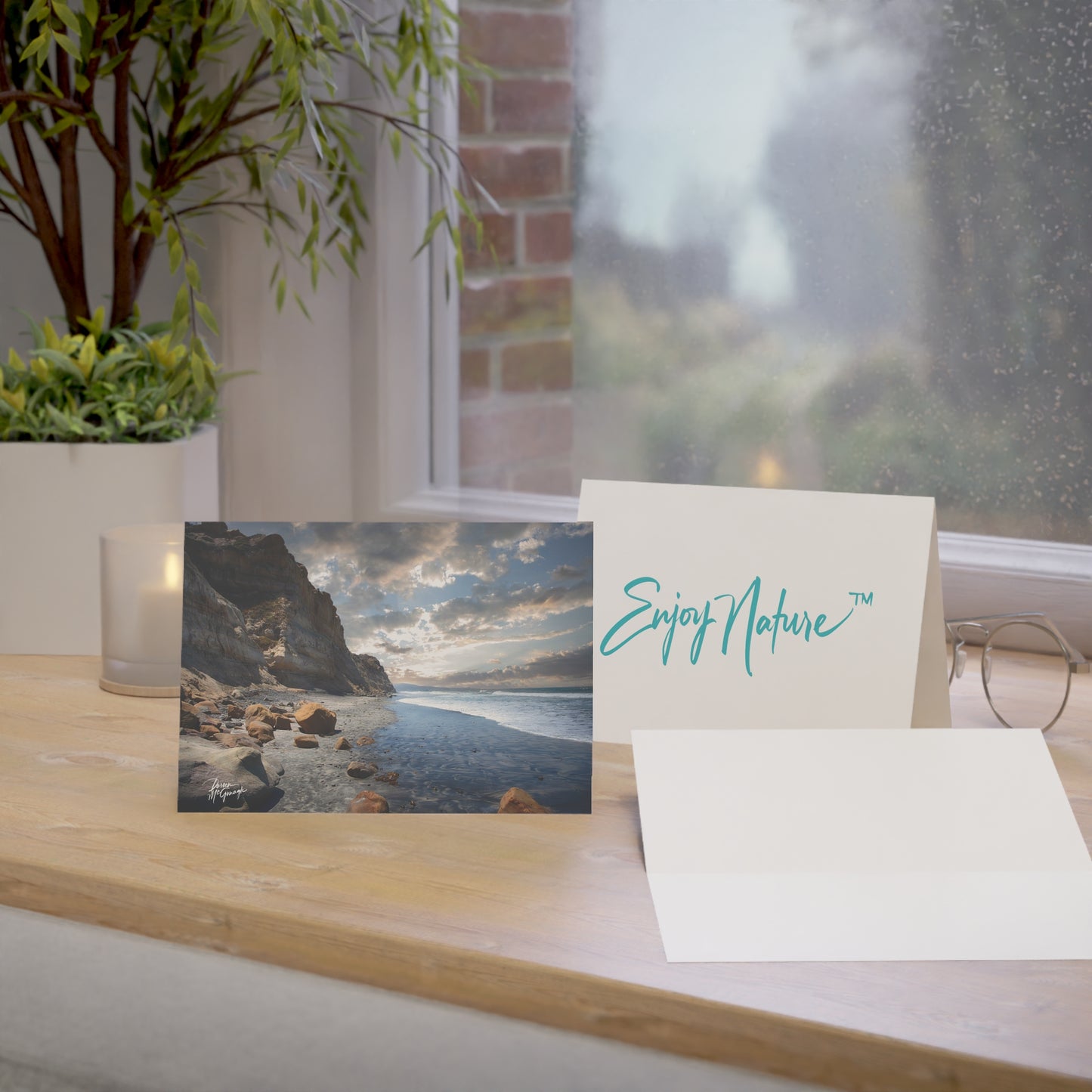 Photo note cards Lagoon Serenity, boxed note cards