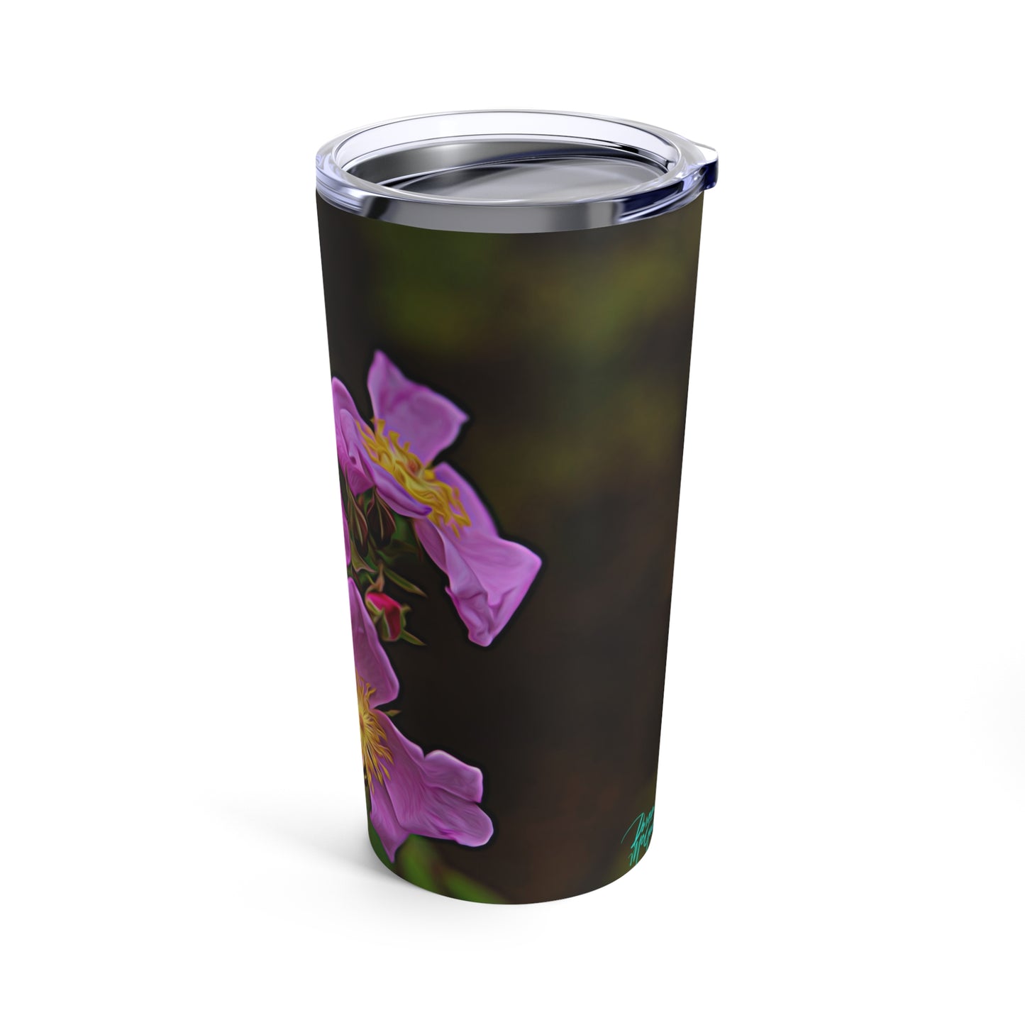 Eco-friendly Adventure Quencher Travel Tumbler Enchanting Elegance Wild Flowers 20oz