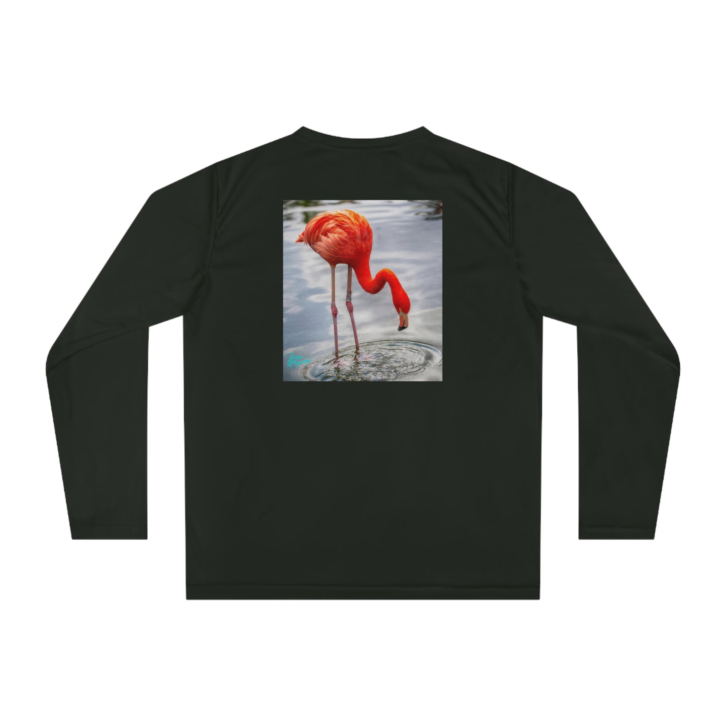 Unisex T-shirt Flamingo, Long Sleeve Performance shirt