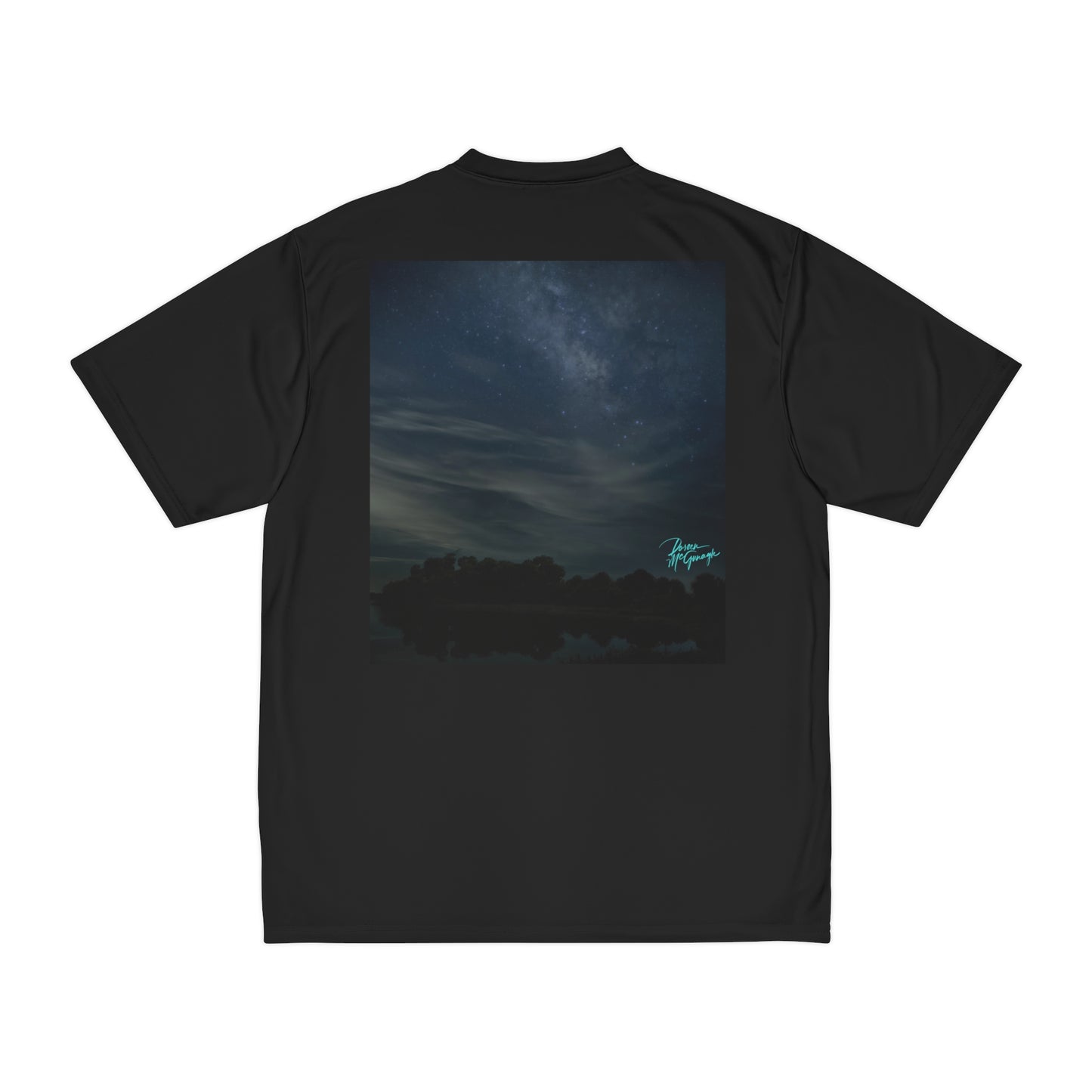 Men's T Shirt, Milky Way, Performance Shirt