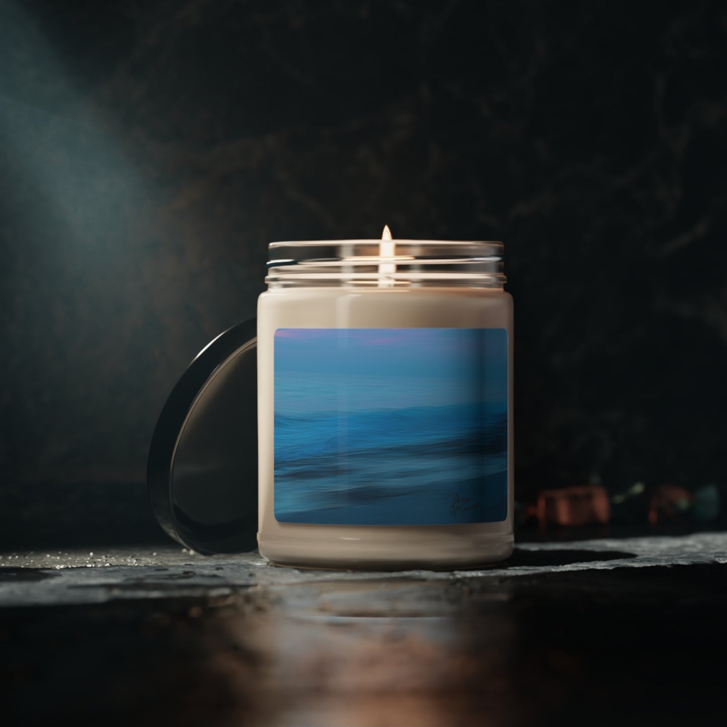 Natural Soy Candles Blue Dawn, 9oz, nature inspired decor