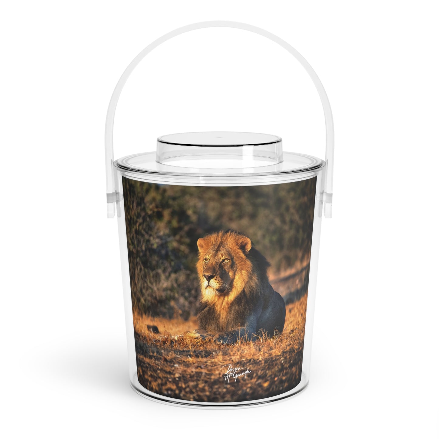 Enjoy Nature Lion King of Jungle Insulated Ice Bucket