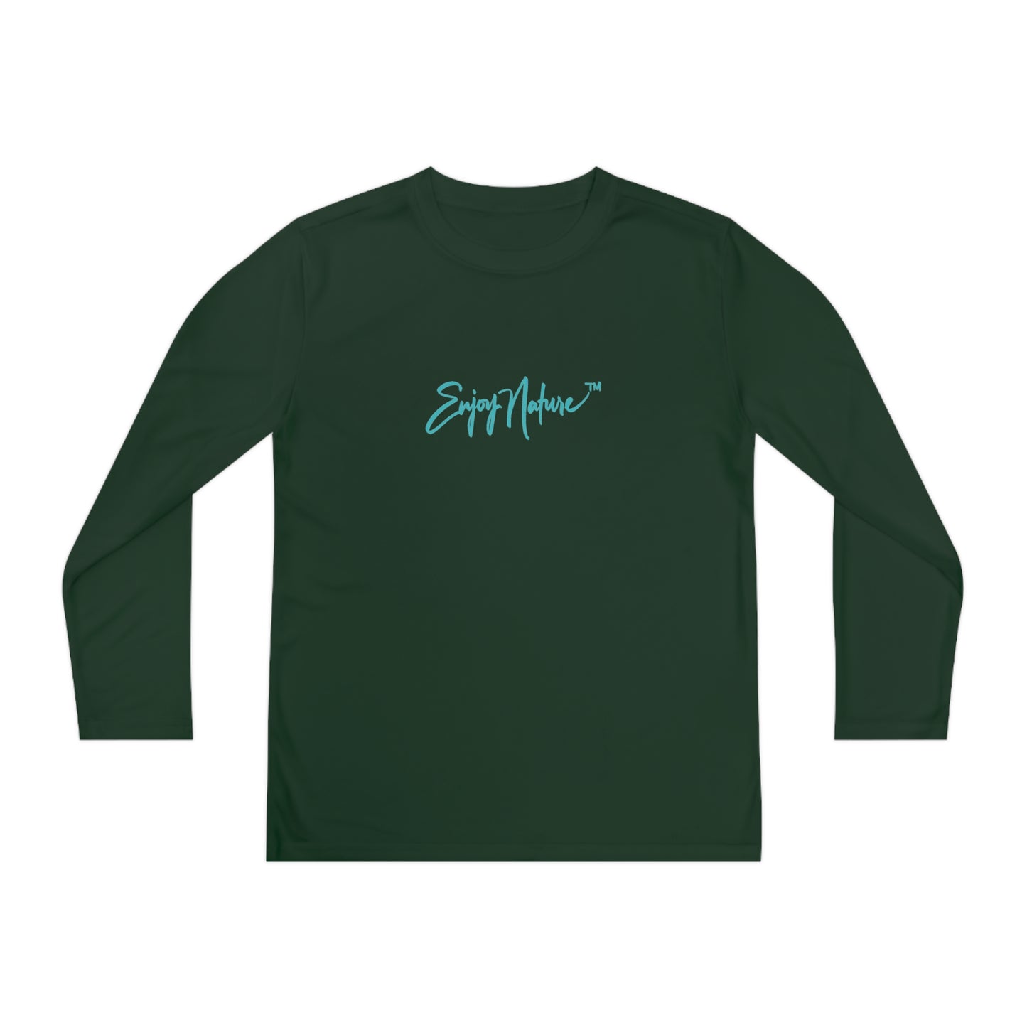 Youth Competitor Long Sleeve Tee with Cheetah Stand by Enjoy Nature