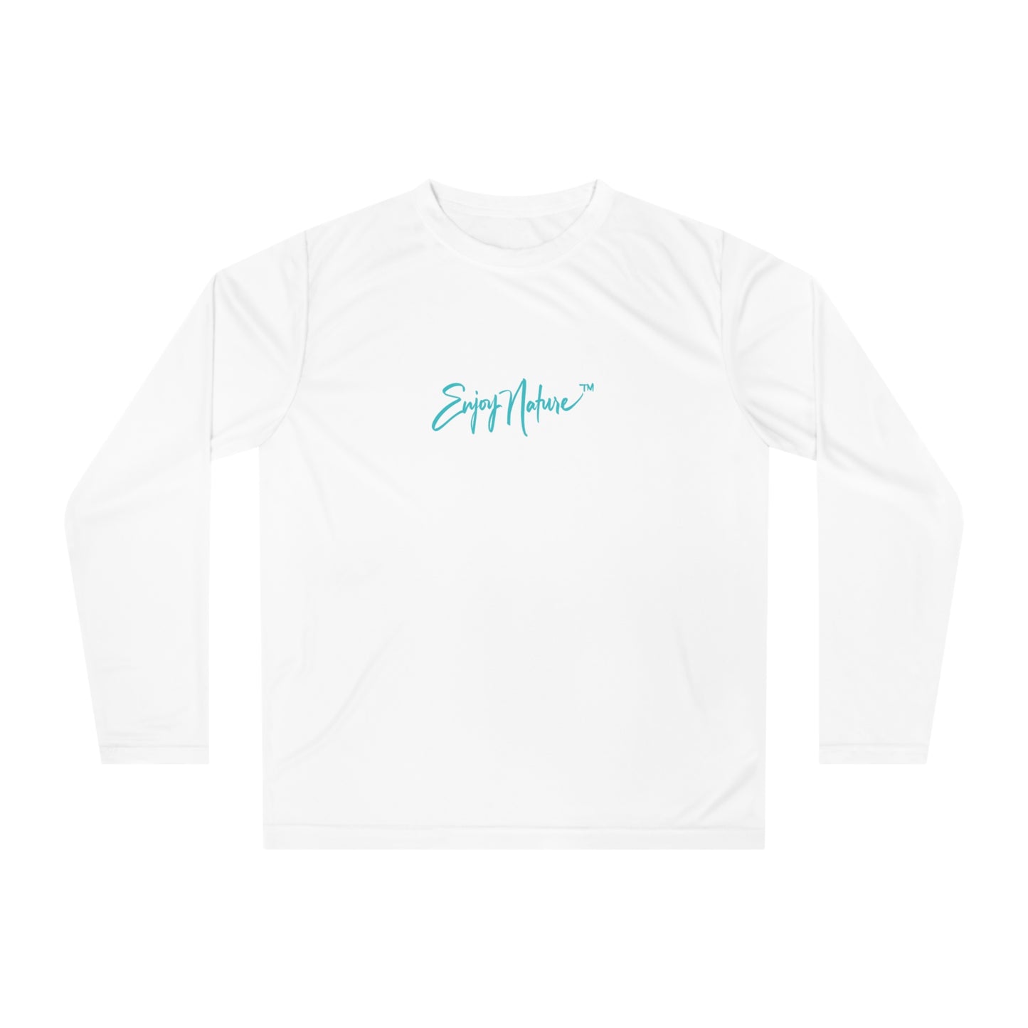 Unisex Long Sleeve Performance Tee - "Elephant Family" by Enjoy Nature