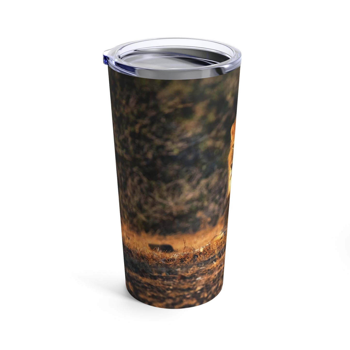 Enjoy Nature Lion King of Jungle 20 oz Travel Tumbler