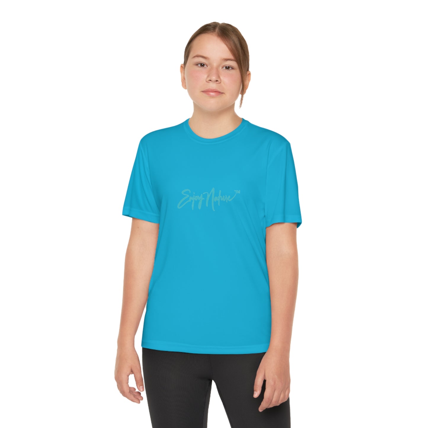 Youth Competitor Tee with Fine Art Image Zebra Stripes by Enjoy Nature