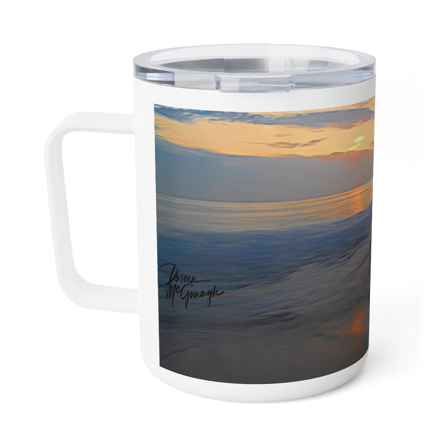 Oceanic Dawn Eco friendly, 10 oz Insulated travel Mug