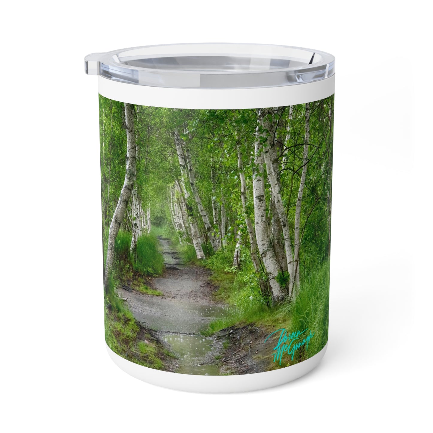 Eco friendly Silver Birch Trail, 10 oz. Insulated Travel Mug