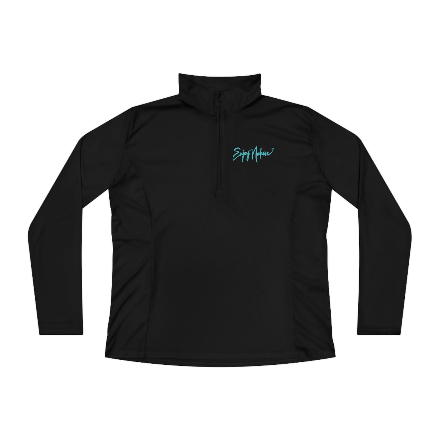 Stay Cozy in Style with Women's Peacock Long Sleeve Quarter Zip Pullover - A Wardrobe Essential