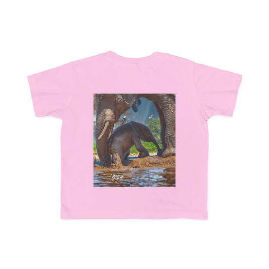 Enjoy Nature Toddler Tee - Elephant Baby with Mom's Gentle Touch