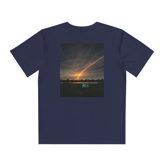 Youth T Shirts, Falcon Shuttle Launch, Performance Shirt