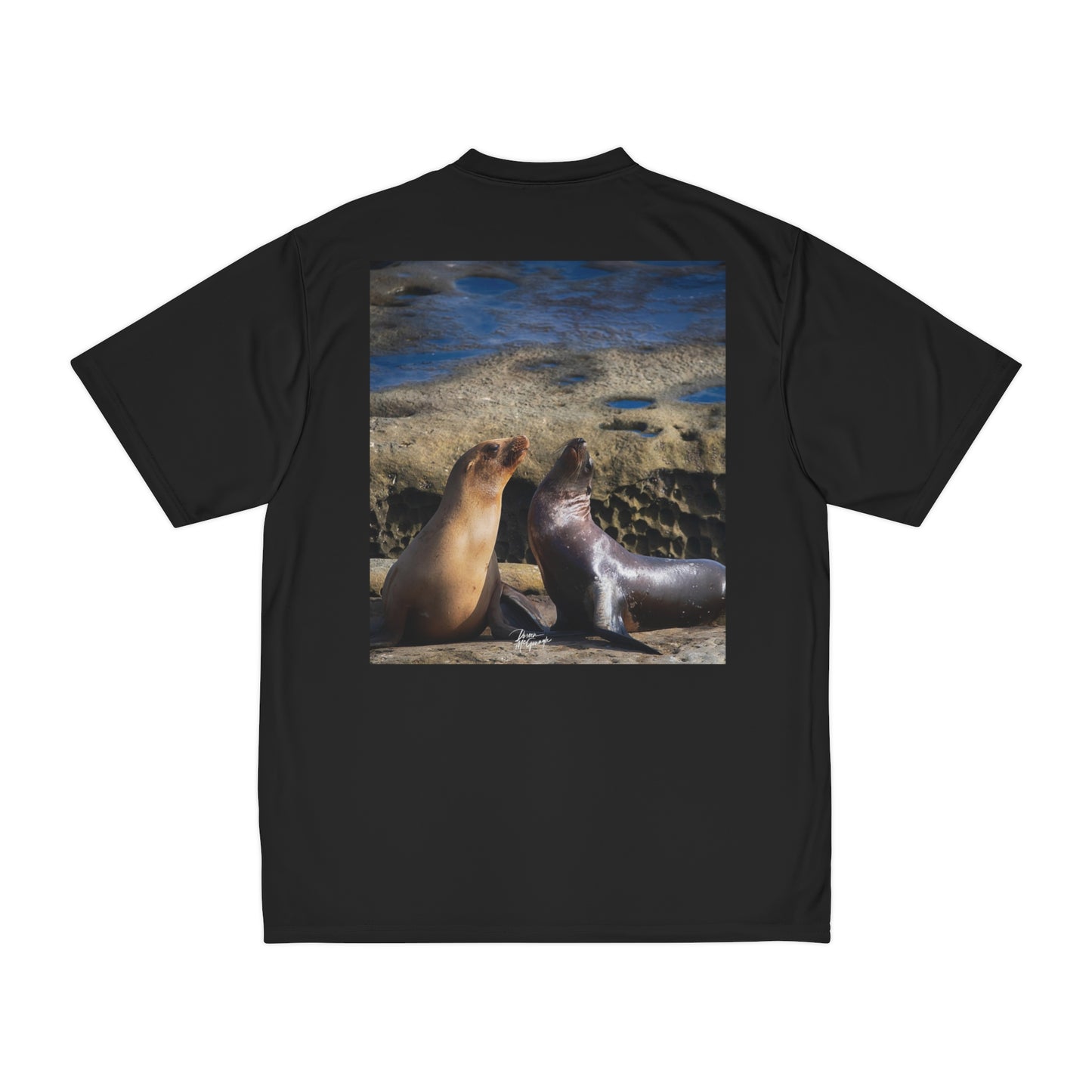 Playful Serenade Sea Lion Men's Performance T-Shirt