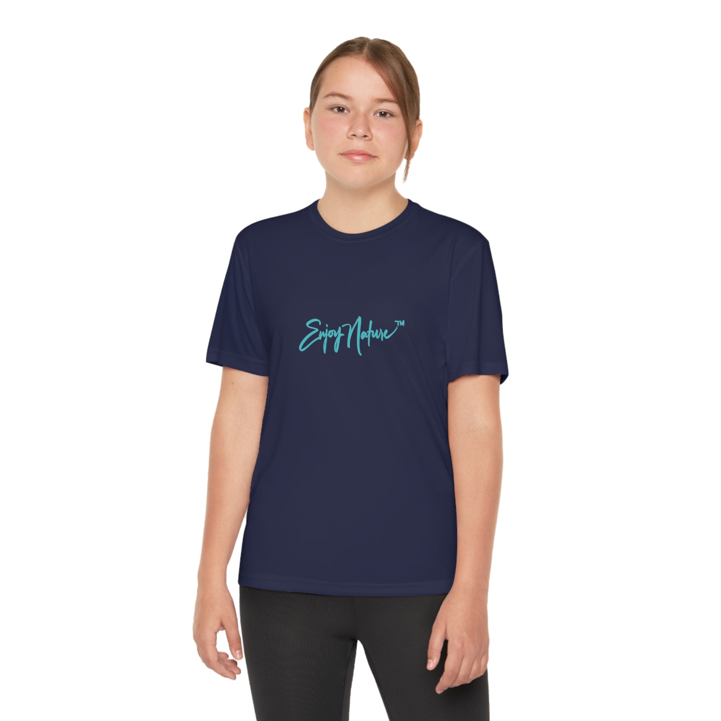 Youth Competitor Tee with Fine Art Image Zebra Stripes by Enjoy Nature