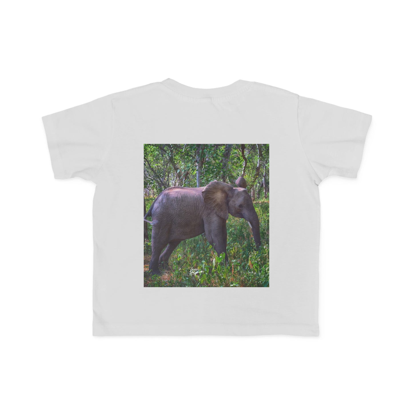 Enjoy Nature Toddler Tee - Elephant Baby in Forest