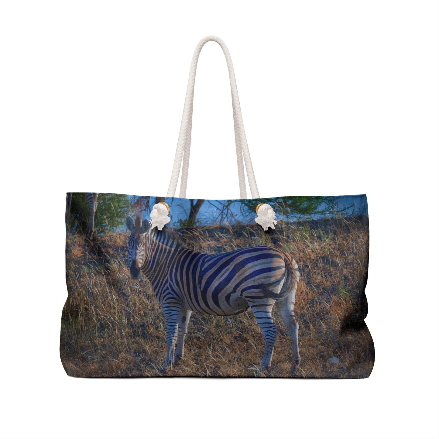 Weekender Tote Bag: Baby Zebra by Enjoy Nature