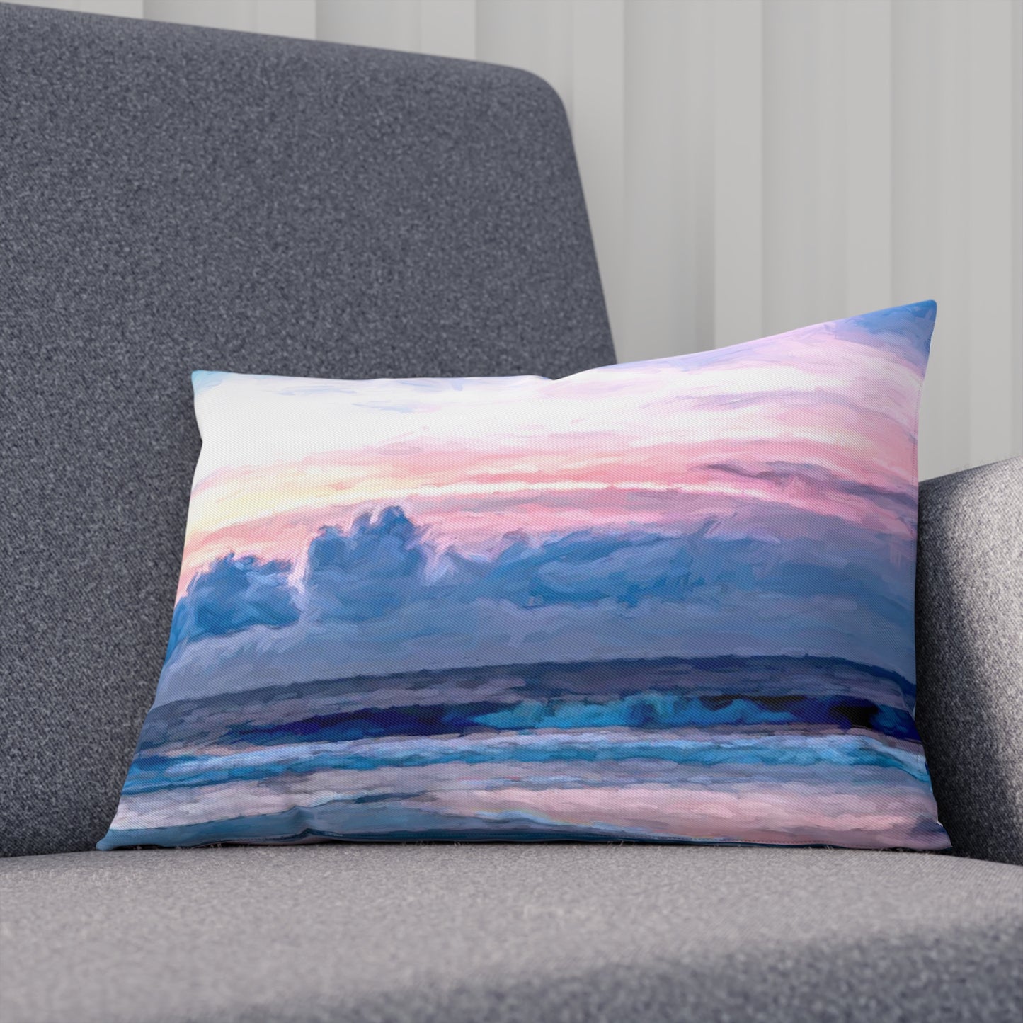 Artistic Accent Pillows, Cotton Candy Sunrise