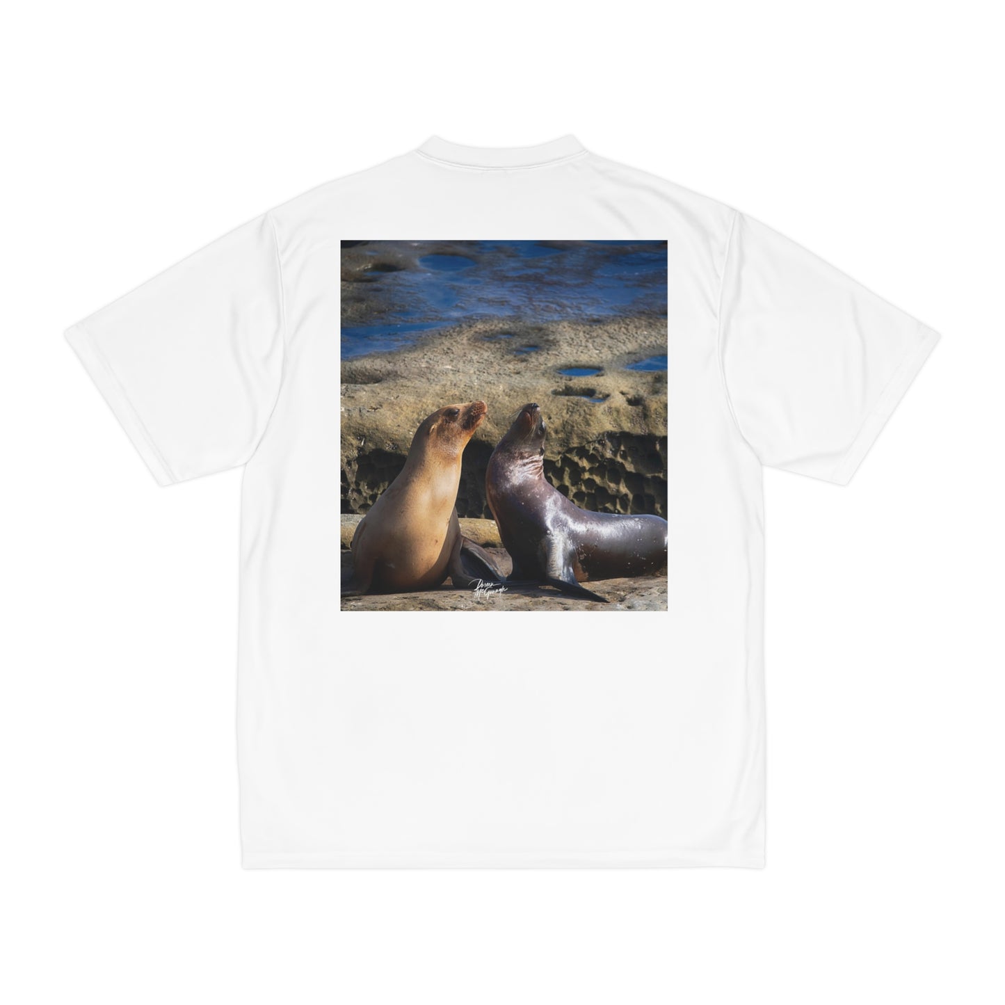 Playful Serenade Sea Lion Men's Performance T-Shirt