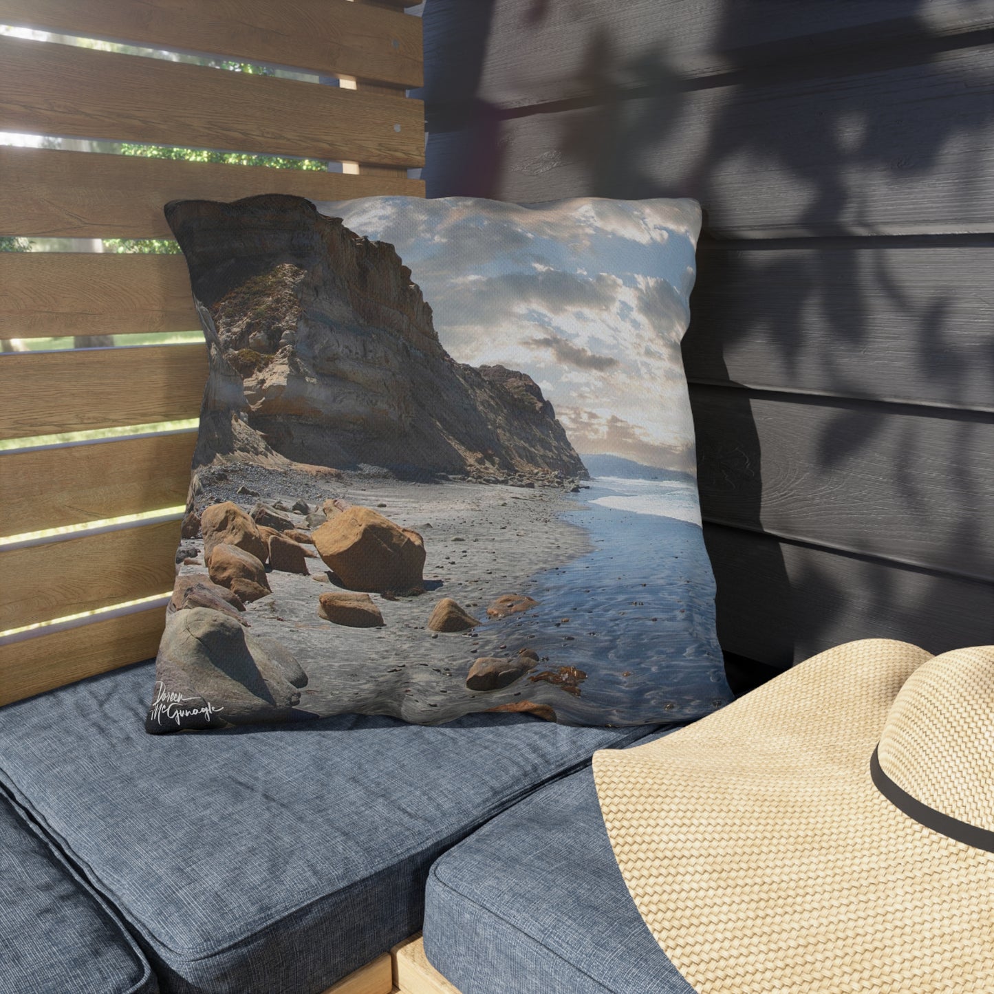 Artistic Outdoor Accent Pillows Lagoon Serenity