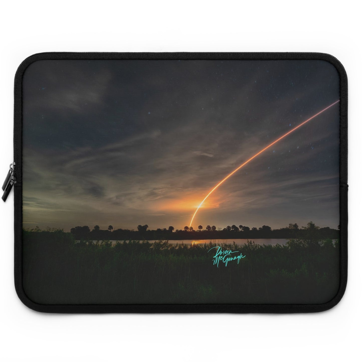 Falcon Shuttle Launch Laptop Sleeve