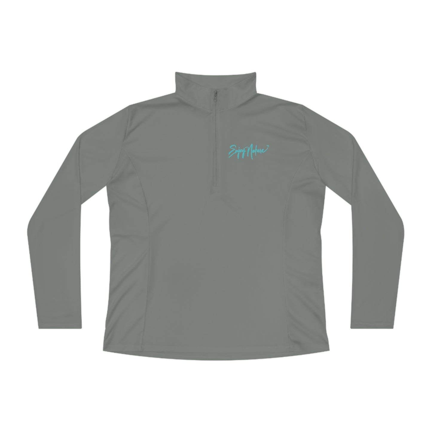 Stay Cozy in Style with Women's Blue Heron in Flight Long Sleeve Quarter Zip Pullover - A Wardrobe Essential