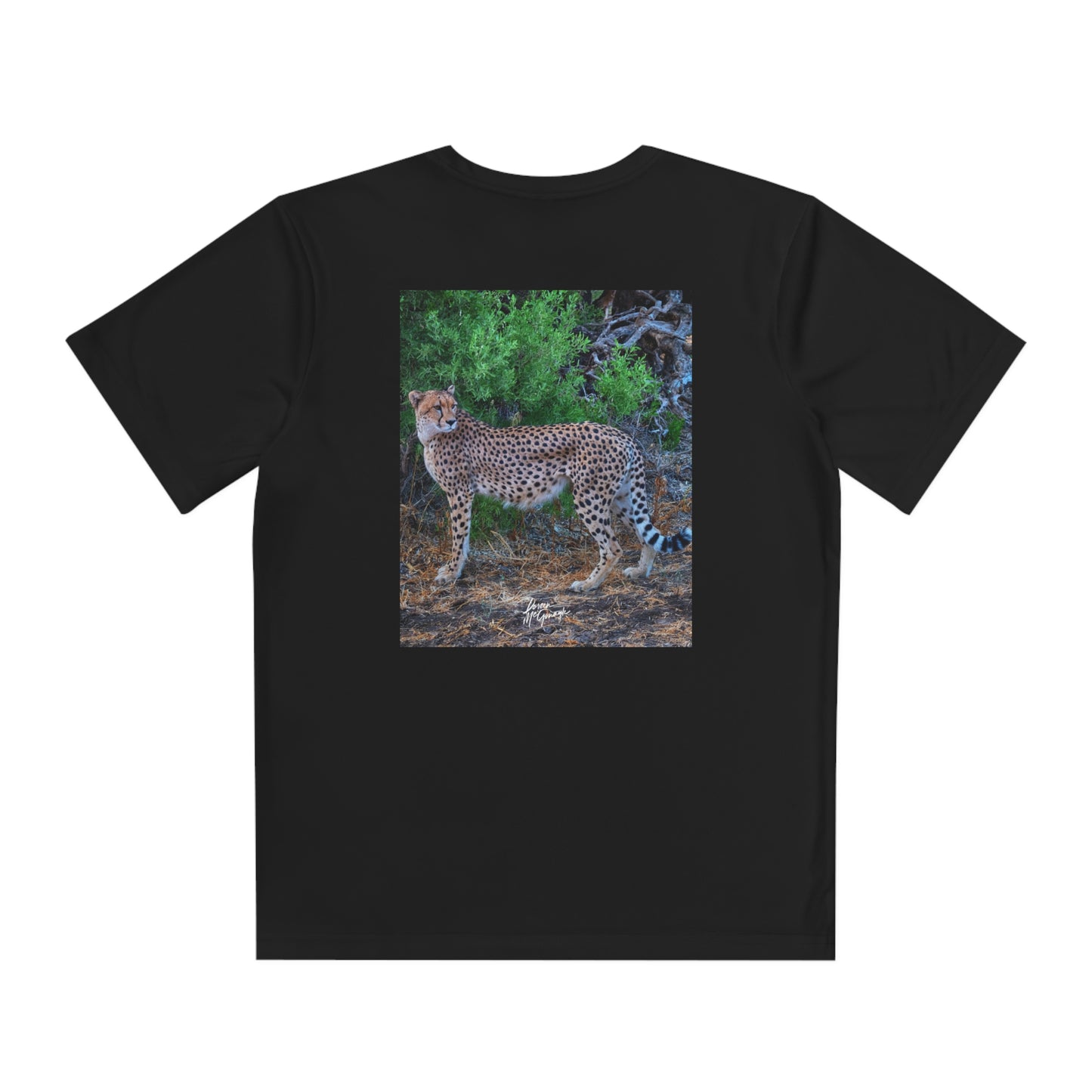 Youth Competitor Tee with Fine Art Image Cheetah Stand by Enjoy Nature