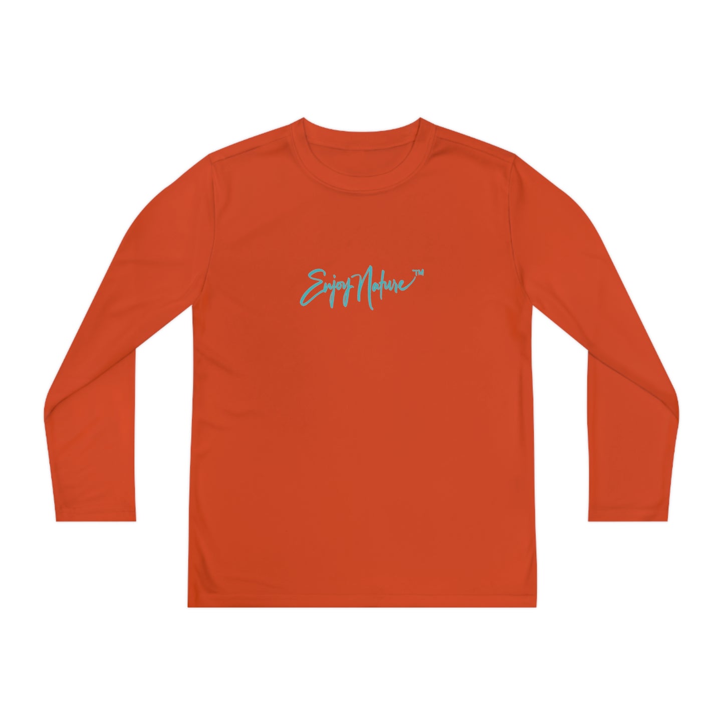 Youth Competitor Long Sleeve Tee with Giraffe Silhouette by Enjoy Nature