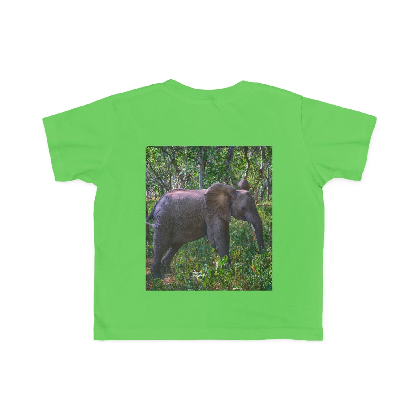 Enjoy Nature Toddler Tee - Elephant Baby in Forest