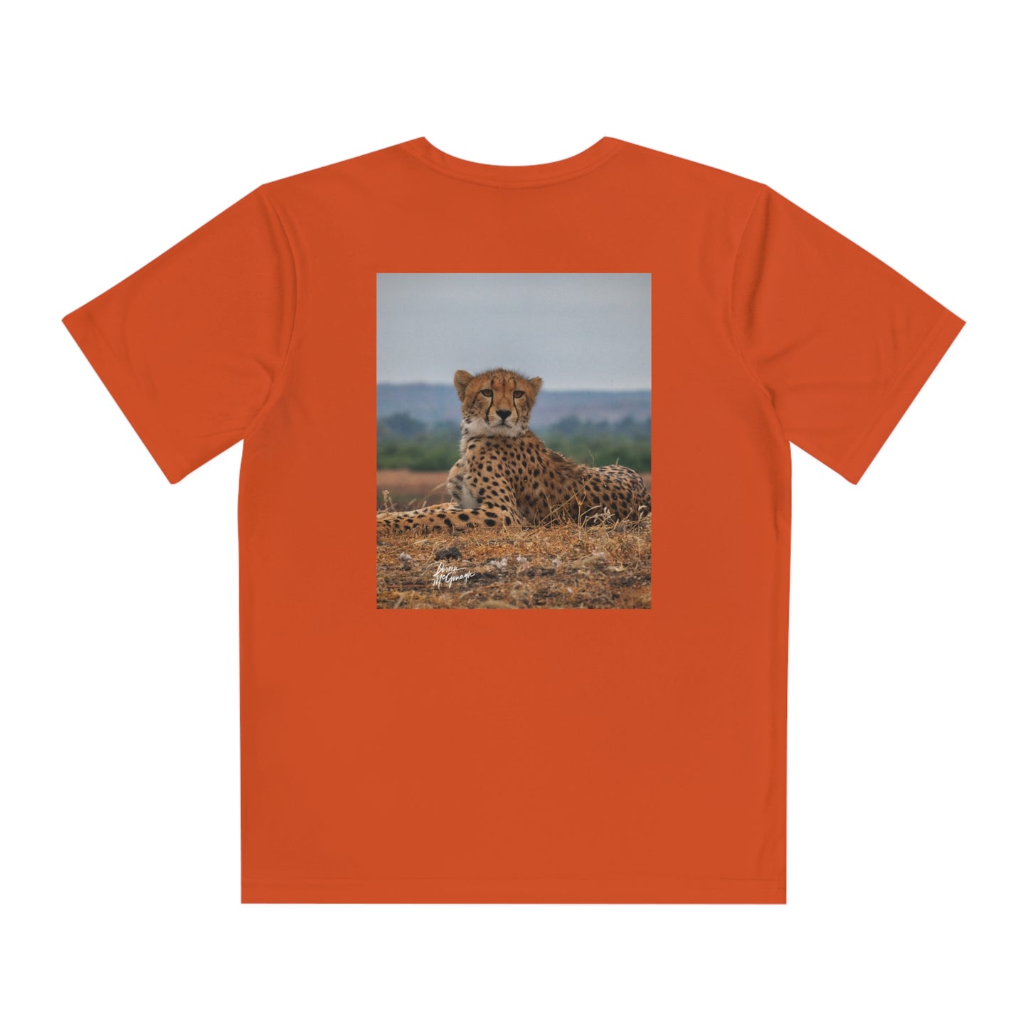 Youth Competitor Tee with Fine Art Image Cheetah Portrait by Enjoy Nature