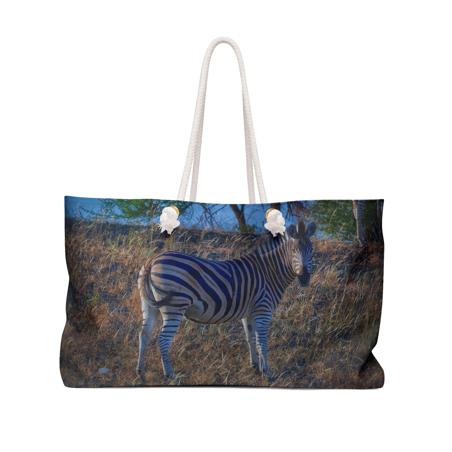 Weekender Tote Bag: Baby Zebra by Enjoy Nature