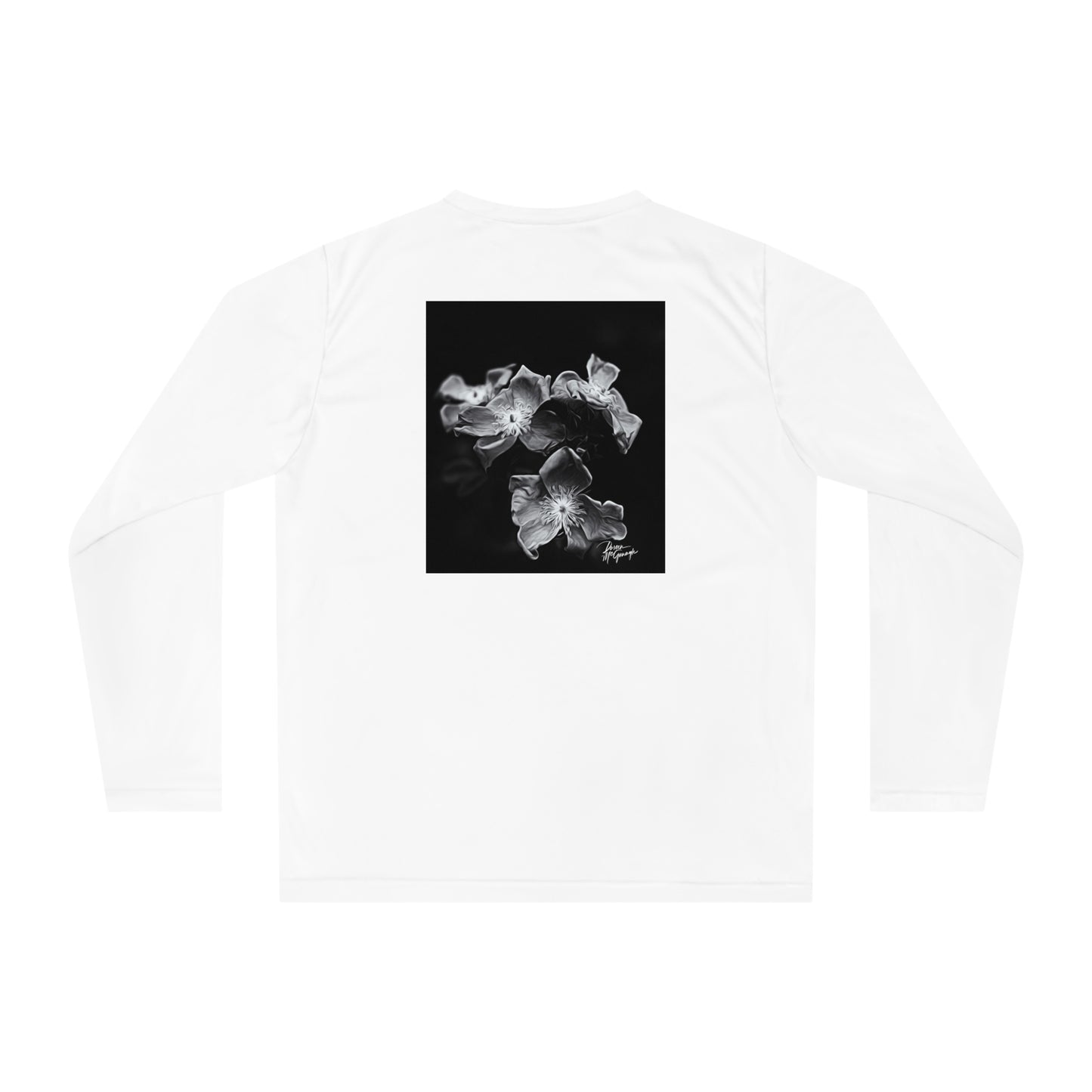 Unisex T-shirt Enchanting Elegance Wild Flowers, Long Sleeve Performance shirt