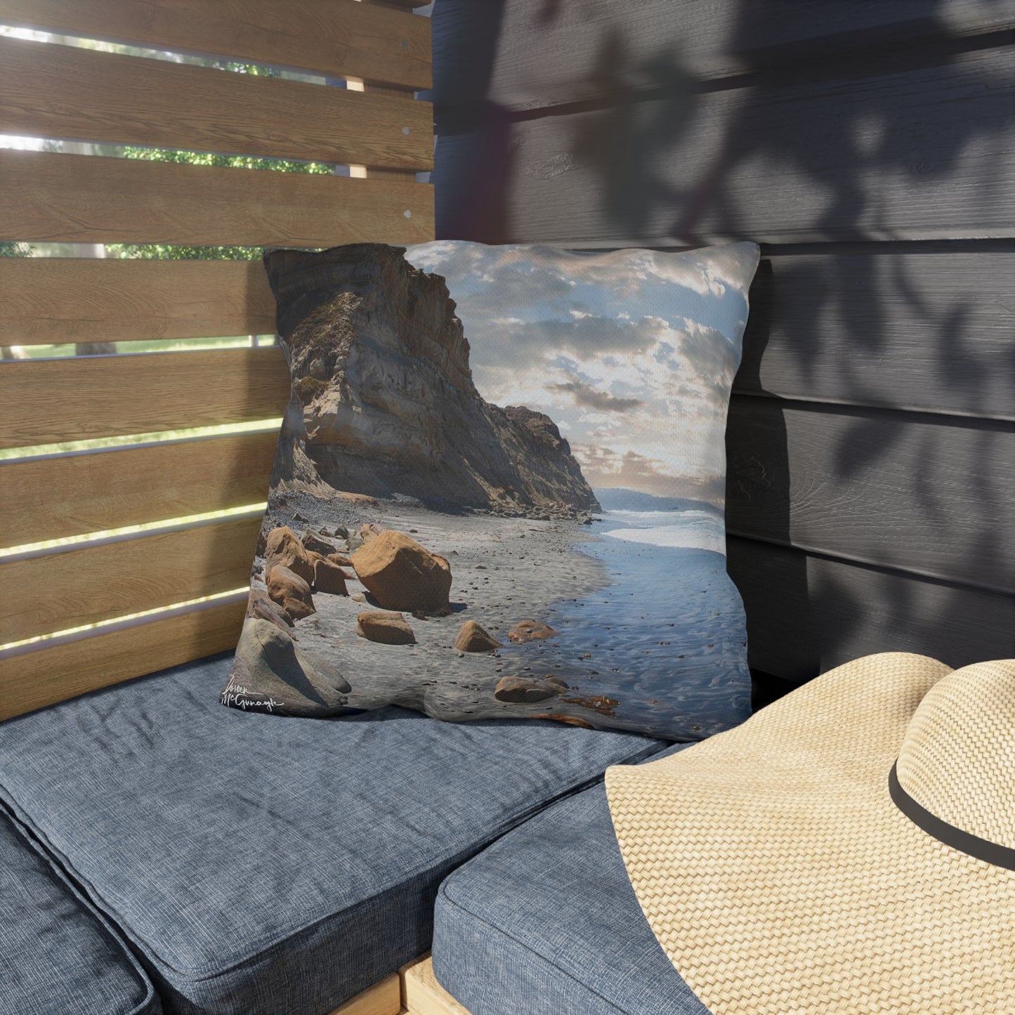 Artistic Outdoor Accent Pillows Lagoon Serenity