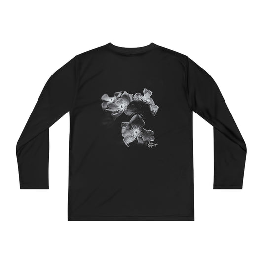 Enchanted Elegance Wild Flowers Youth Long Sleeve Competitor Tee