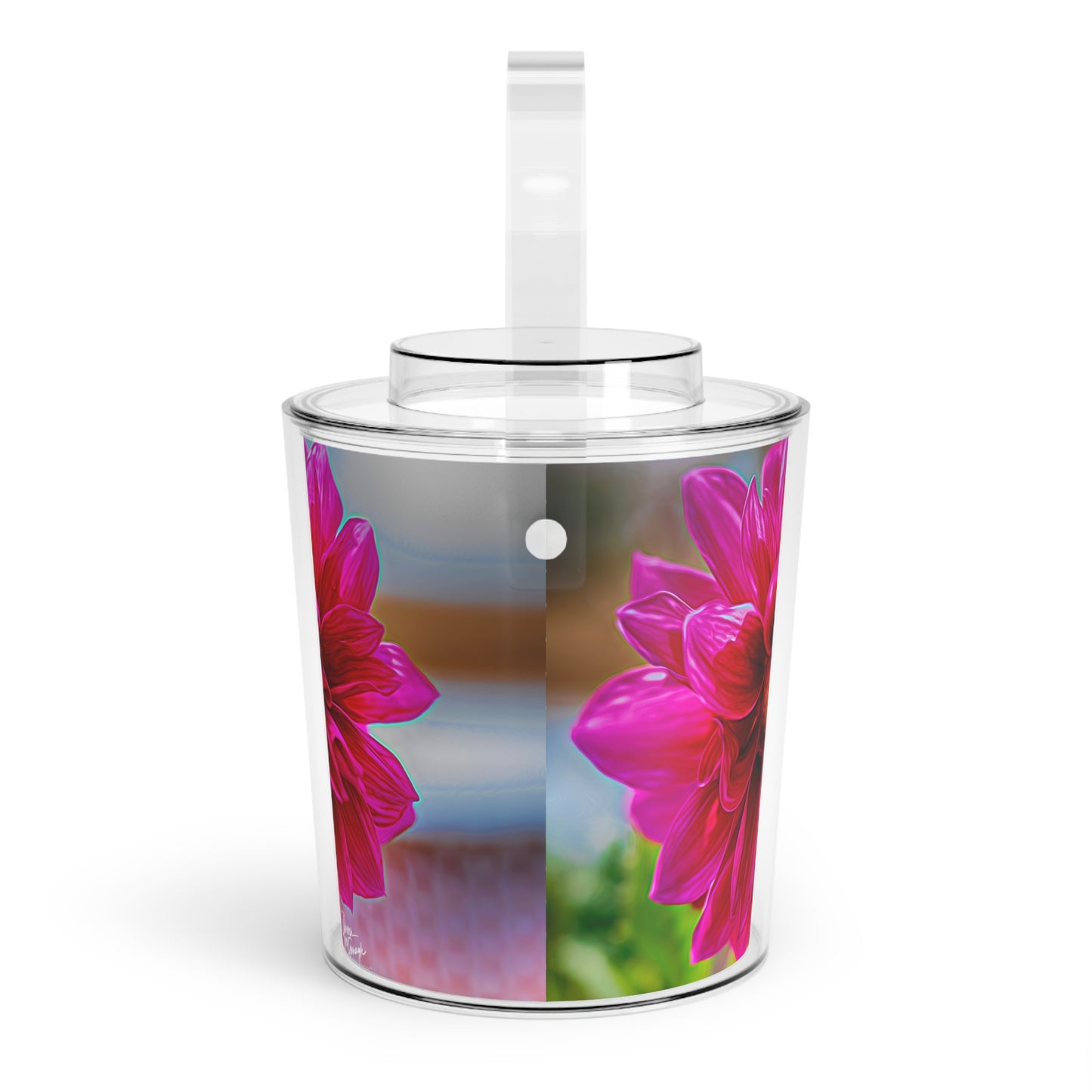 Enjoy Nature Dahlia Bloom Insulated Ice Bucket