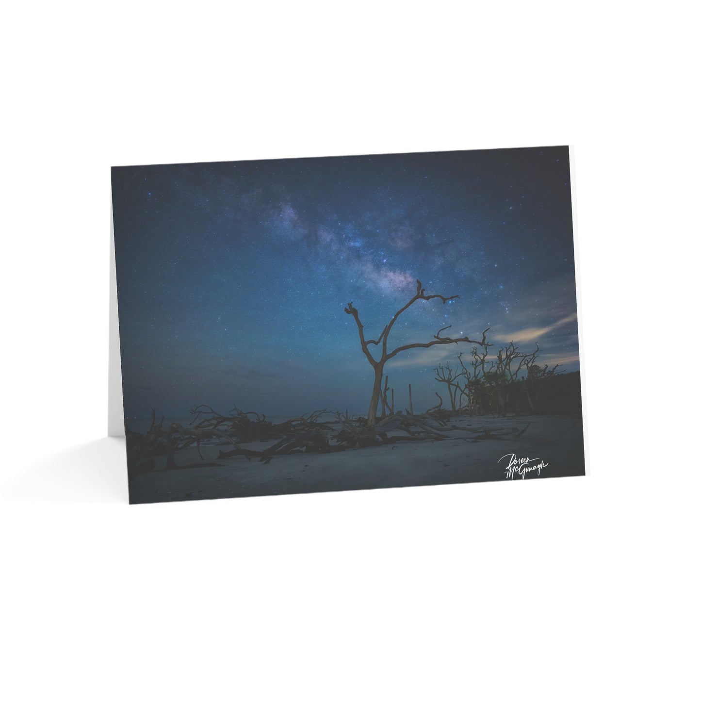 5x7 Note Card Box of 10: Milky Way on Jekyll Island