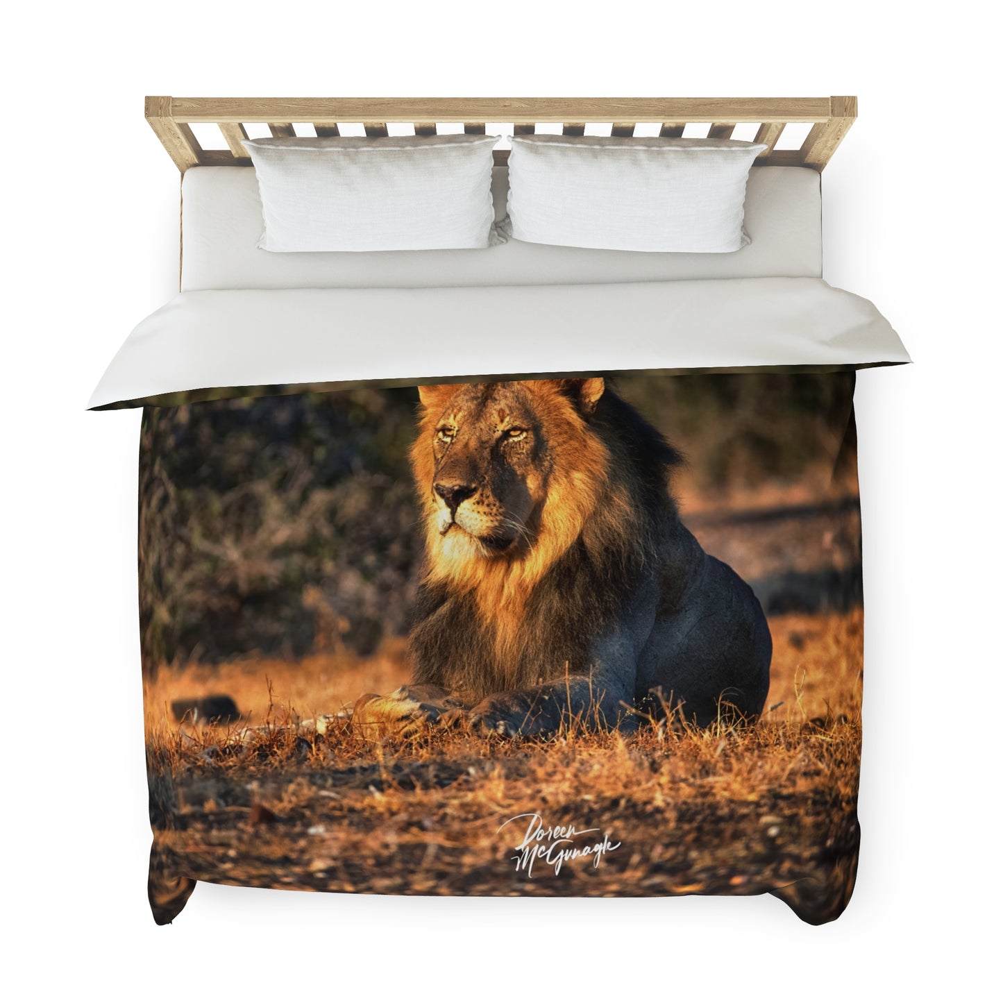 Enjoy Nature Lion King of Jungle Duvet Cover