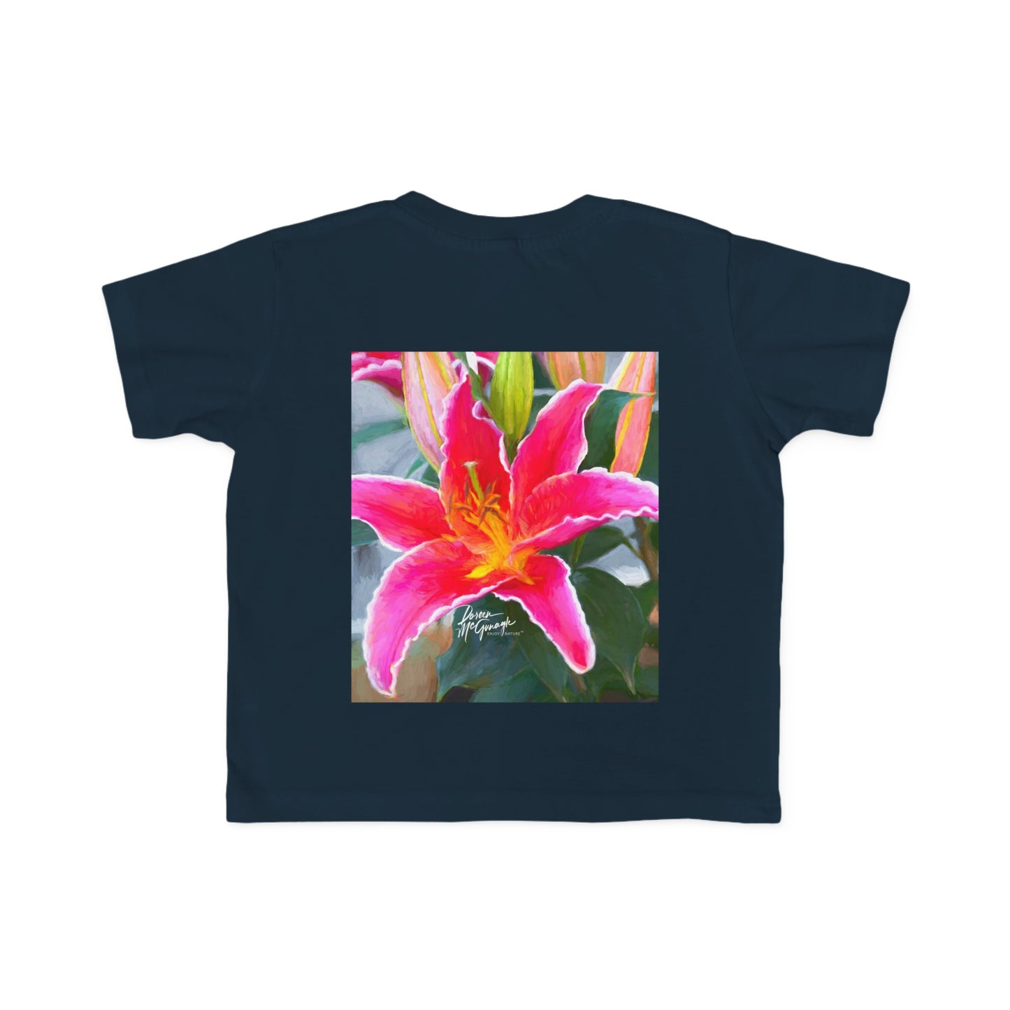 Enjoy Nature Toddler Tee - Pink Lily