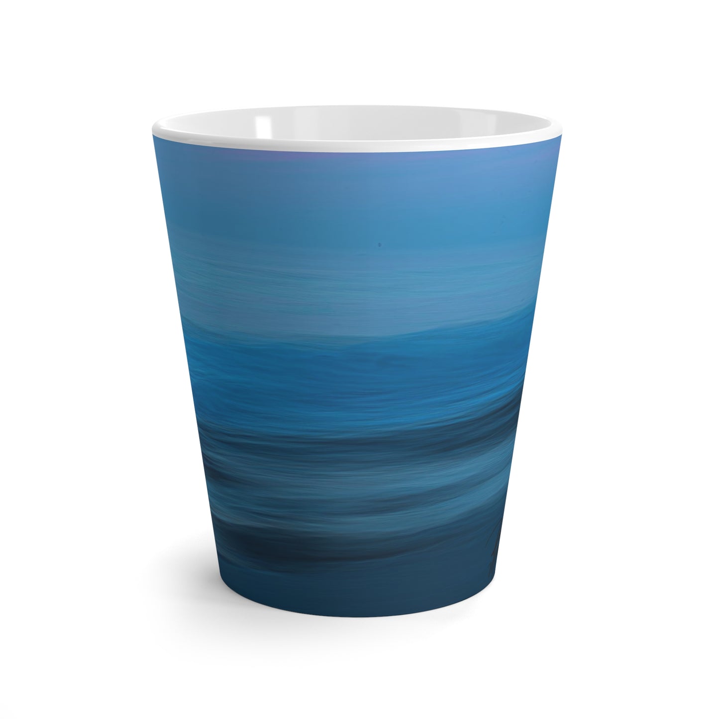 Eco Friendly Blue Dawn, 12 oz Latte Mug  Latte Mug