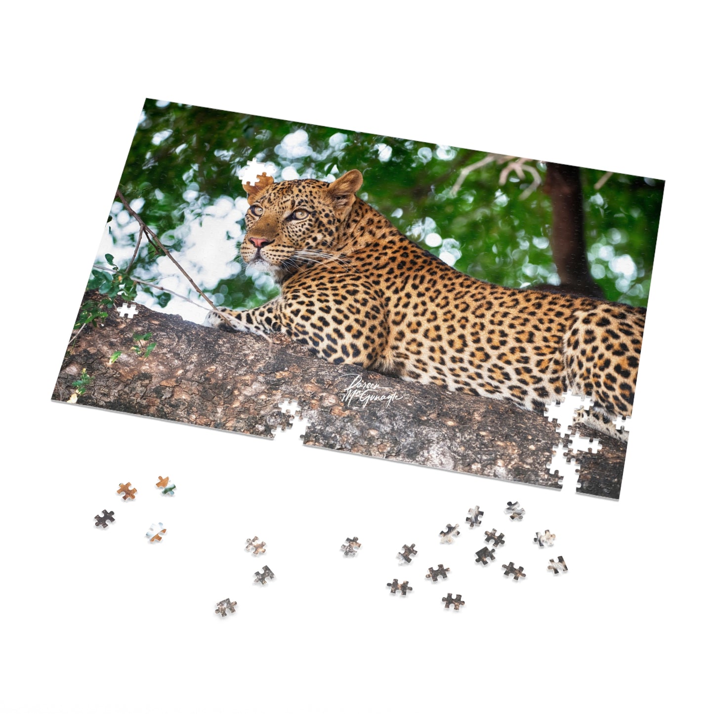 Leopard in Tree Jigsaw Puzzle by Enjoy Nature