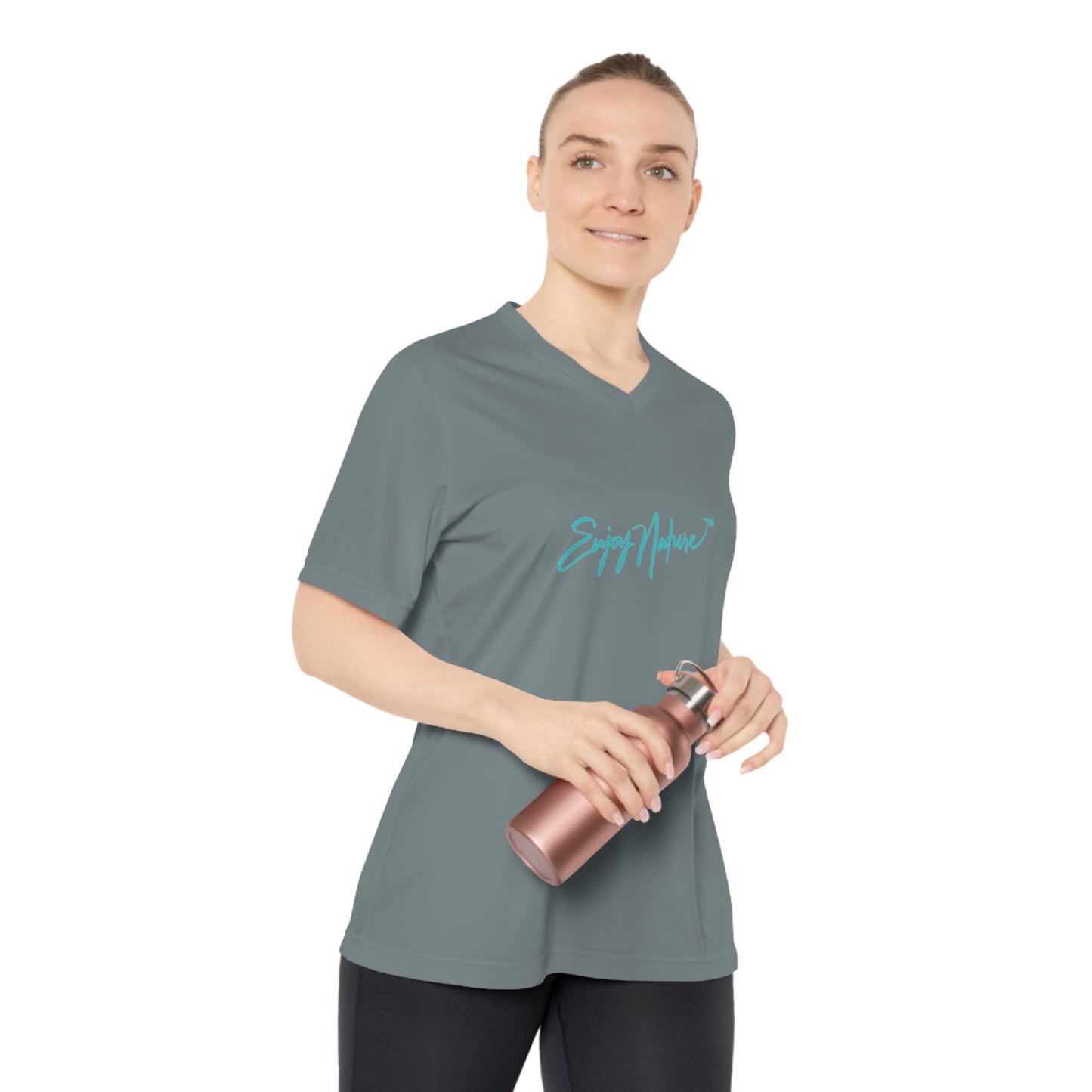 Solitude Serenade Women's Performance V-Neck T-Shirt